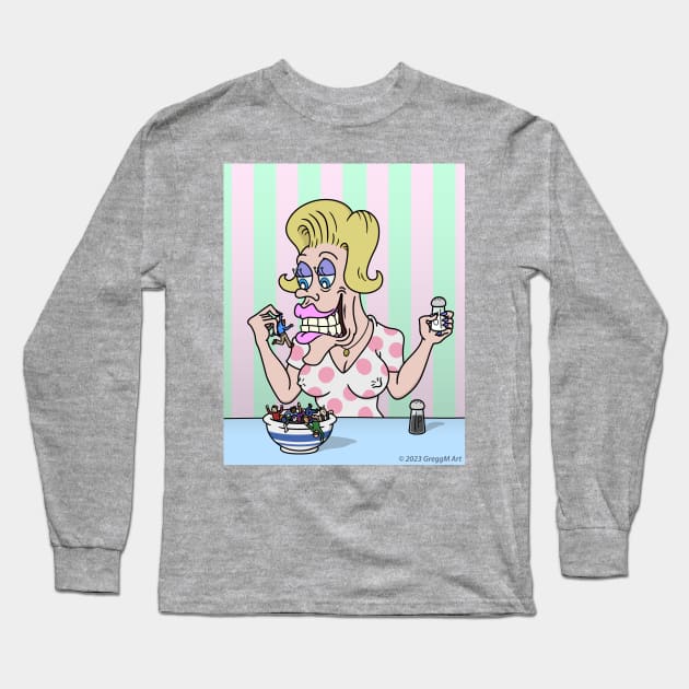 Maneater Long Sleeve T-Shirt by Gregg.M_Art